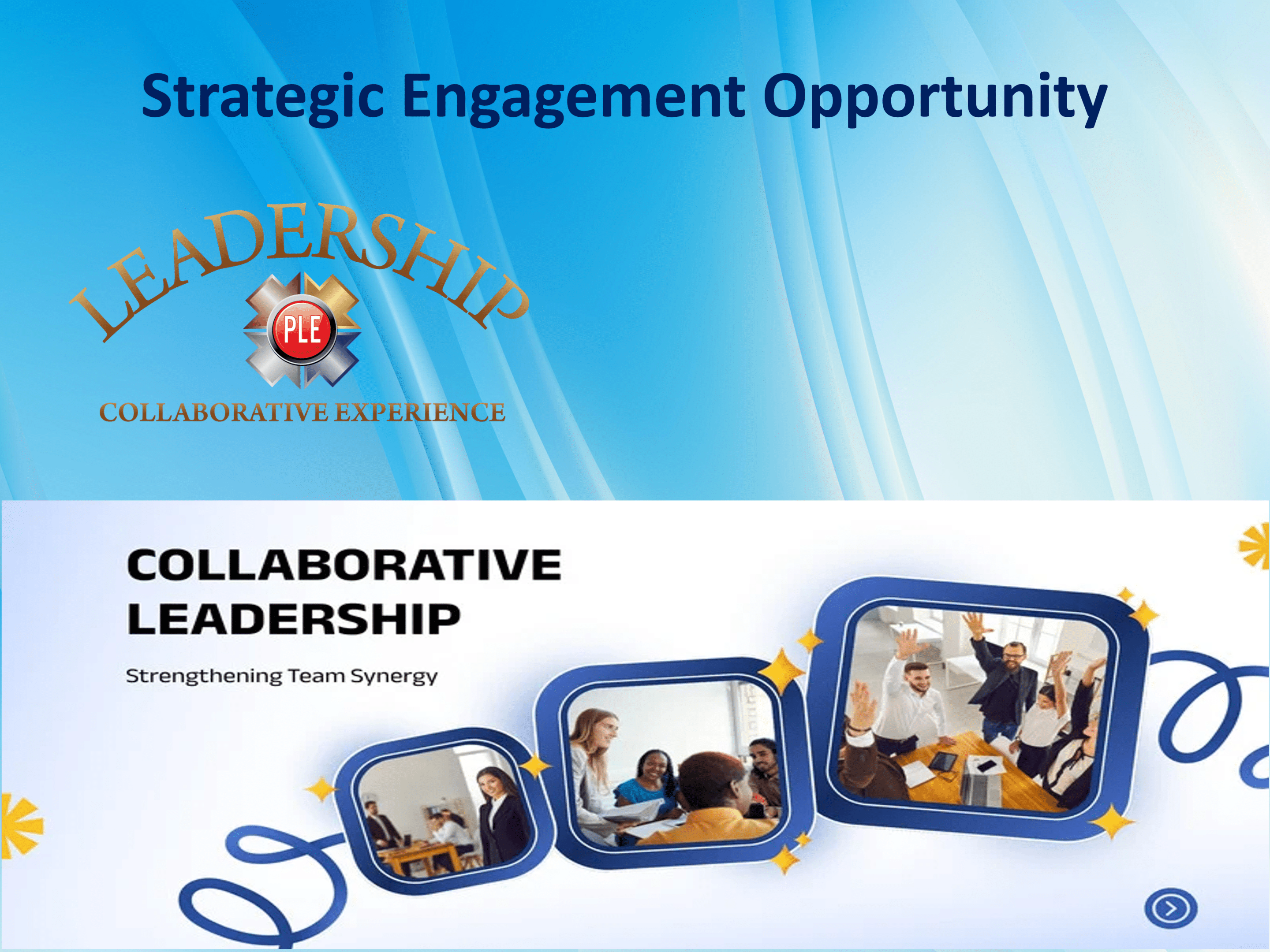 Strategic Engagement Opportunity - Leadership Collaborative Experience